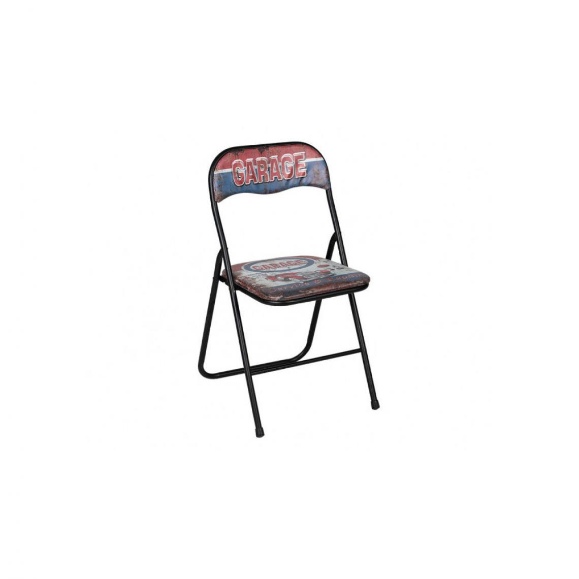 Ac-Deco - Chaise pliante Garage - 79 x 45 cm - Chaises