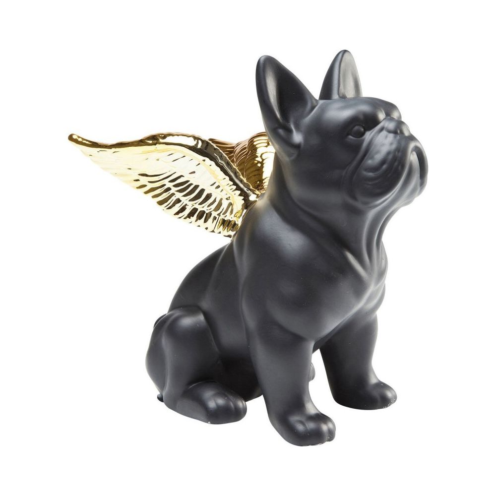 Karedesign - Déco Sitting Angel Dog dorée Kare Design - Statues