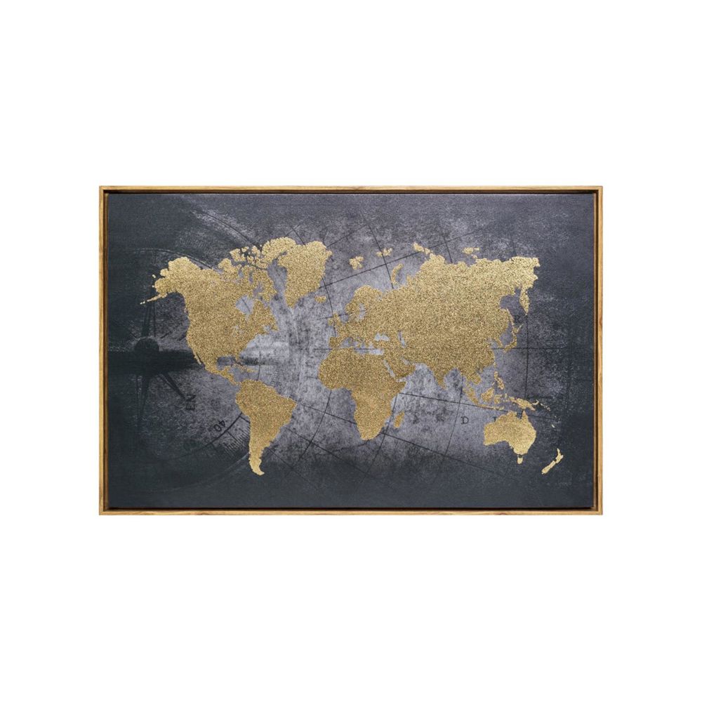 Atmosphera, Createur D'Interieur - Tableau Carte du Monde - Atmosphera - Tableaux, peintures