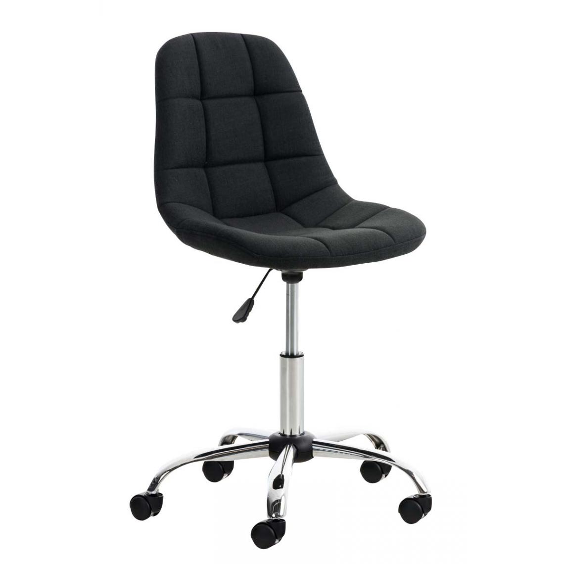Icaverne - Moderne Chaise de bureau gamme Sanaa Stoff couleur noir - Chaises