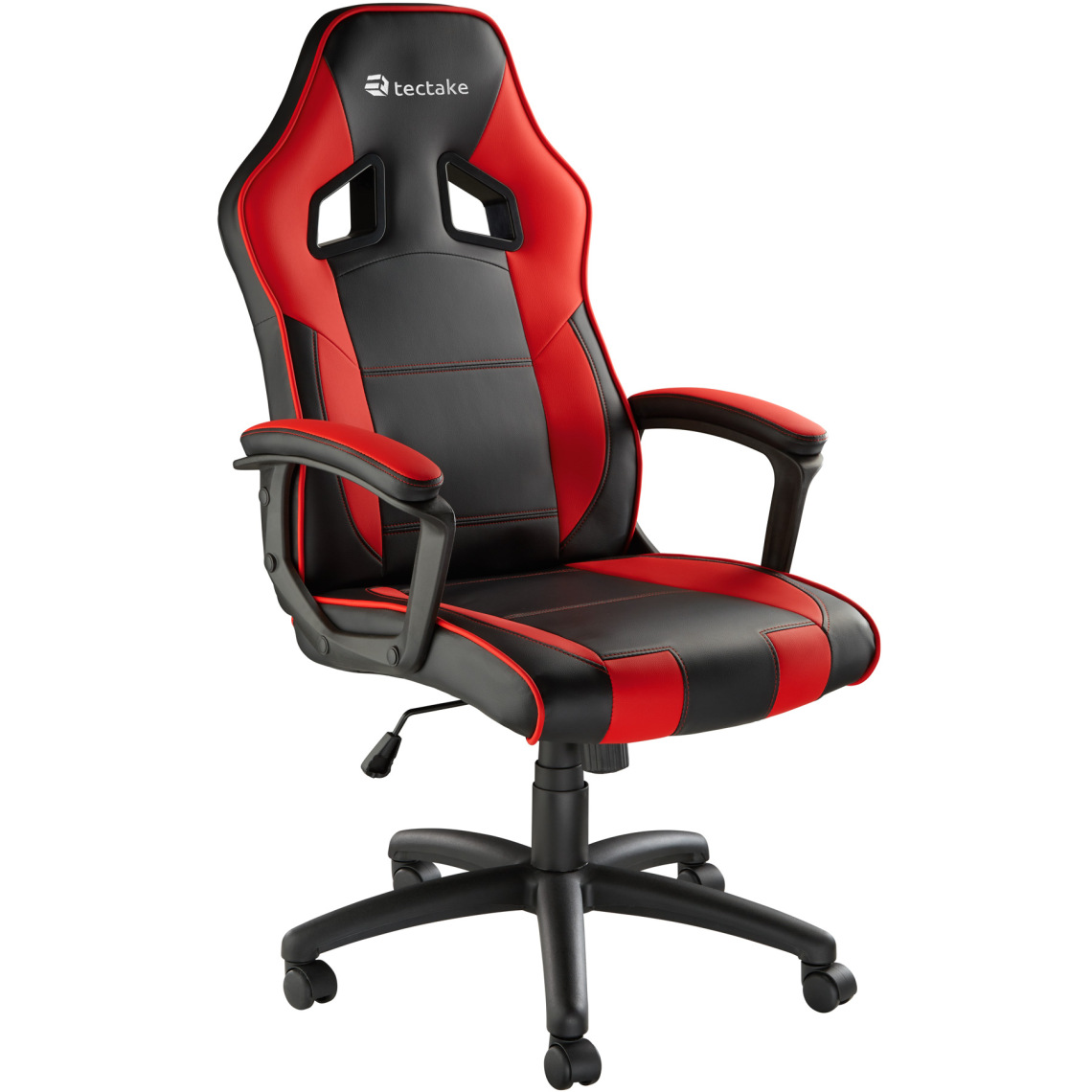 Tectake - Chaise gamer SENPAI - noir/rouge - Chaises