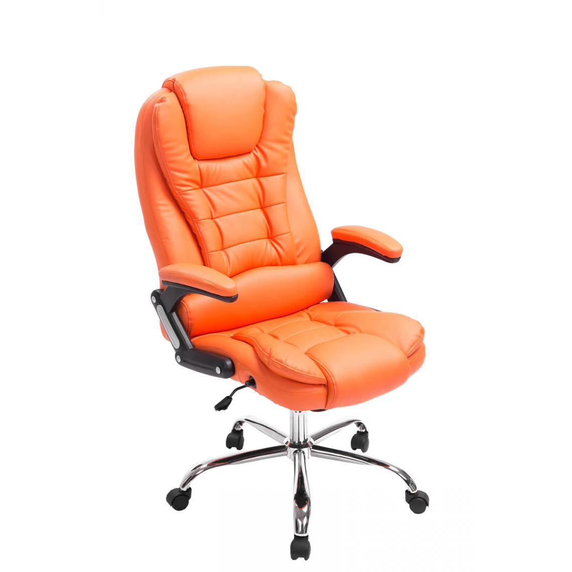 Icaverne - Esthetique Chaise de bureau famille Manama couleur Orange - Chaises