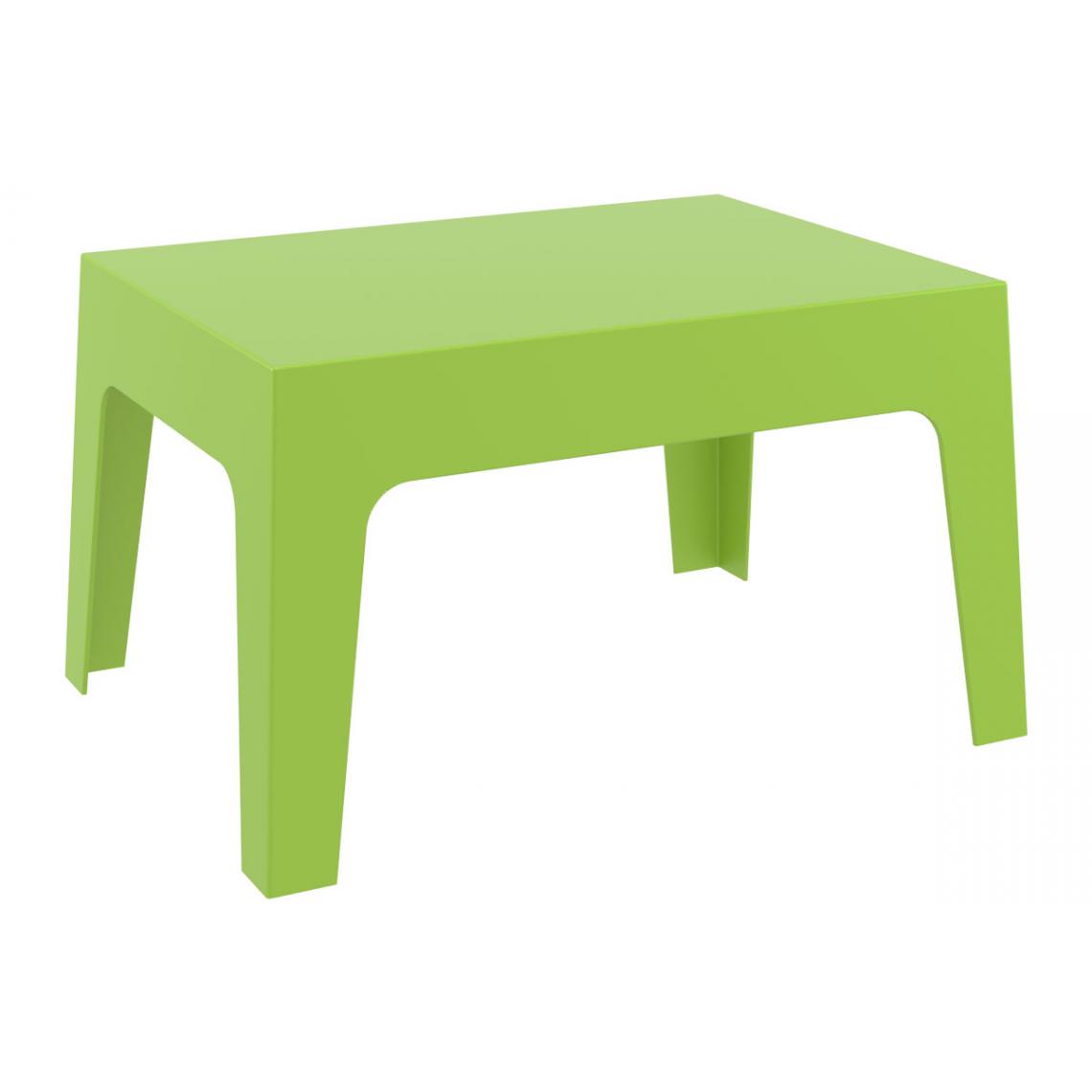 Icaverne - Splendide Table collection Dakar couleur vert - Chaises