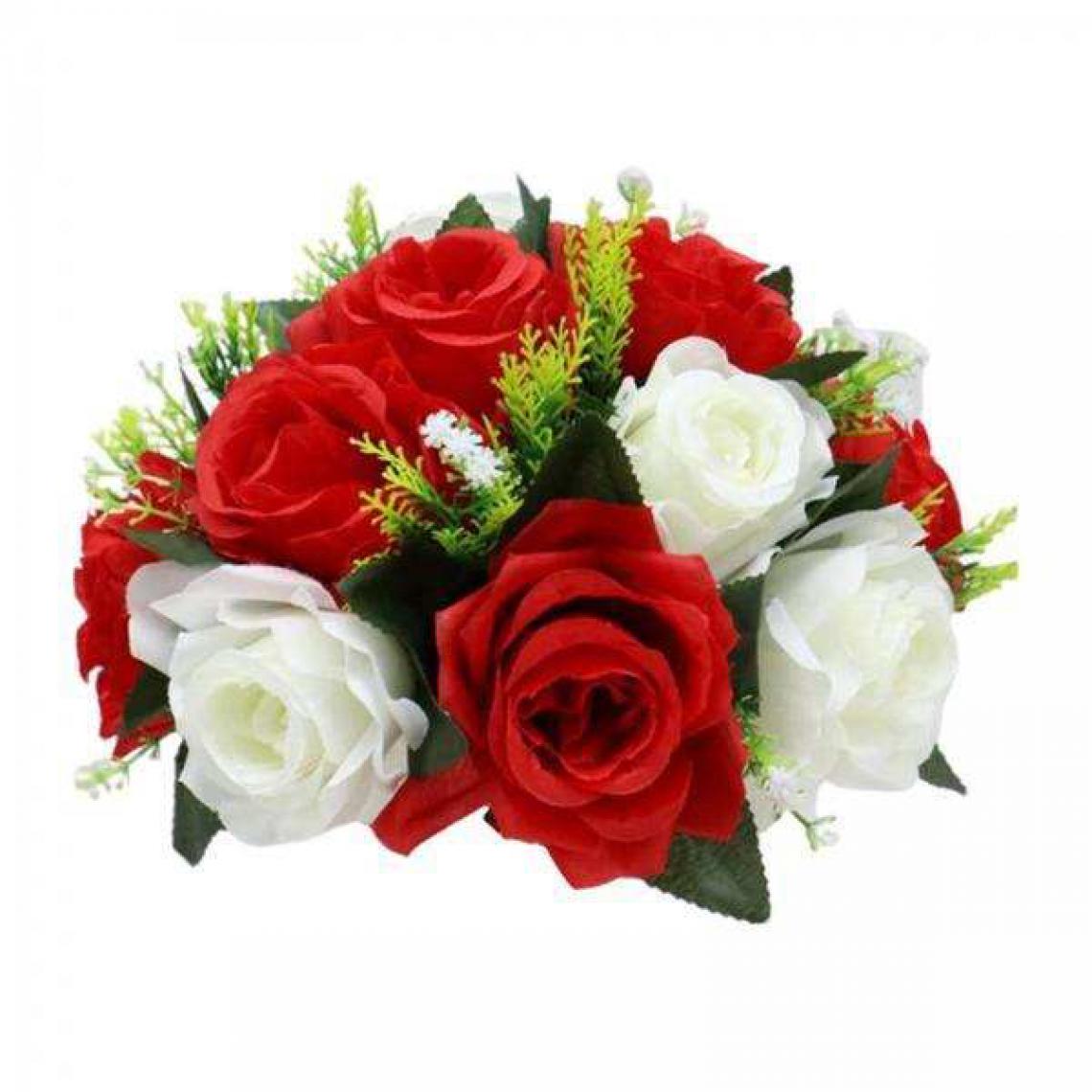marque generique - Artificielle Roses Fleurs 15 Têtes Maîtresse - Objets déco