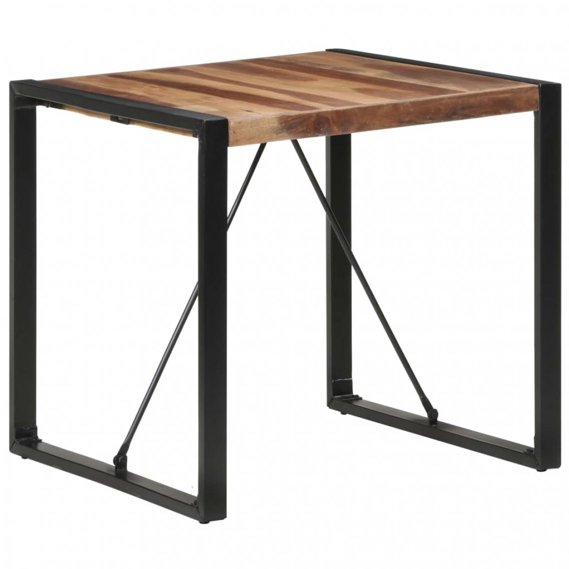Vidaxl - vidaXL Table de salle à manger 80x80x75 cm Bois solide - Tables à manger