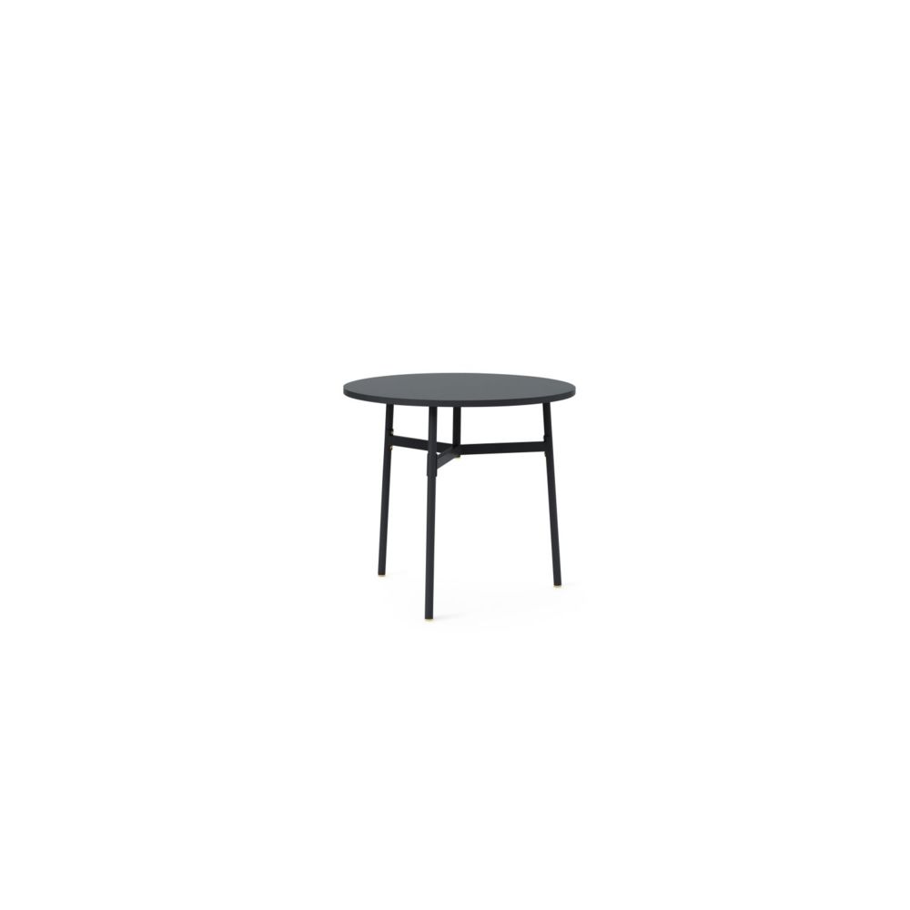 Normann Copenhagen - Table ronde Union - Ø 80 x H 74,5 cm - noir - Tables à manger