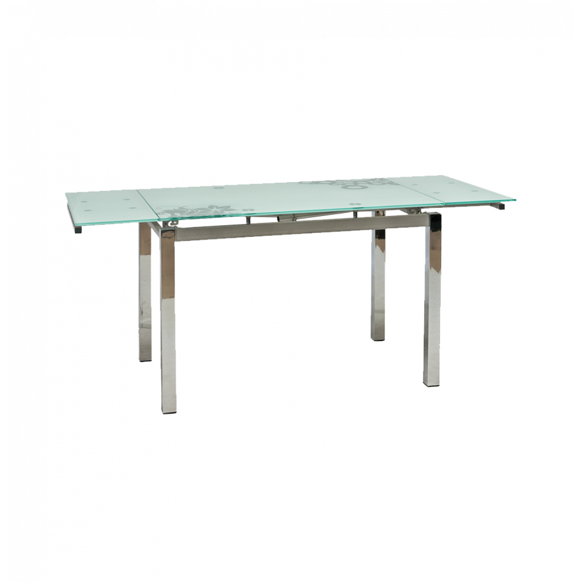 Ac-Deco - Table extensible 8 personnes - GD017 - 110-170 x 74 x 75 cm - Blanc - Tables à manger