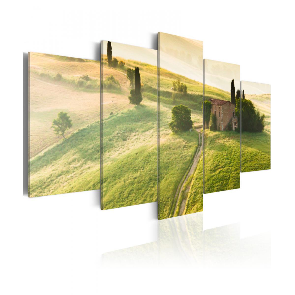 Artgeist - Tableau - Toscane verte 100x50 - Tableaux, peintures