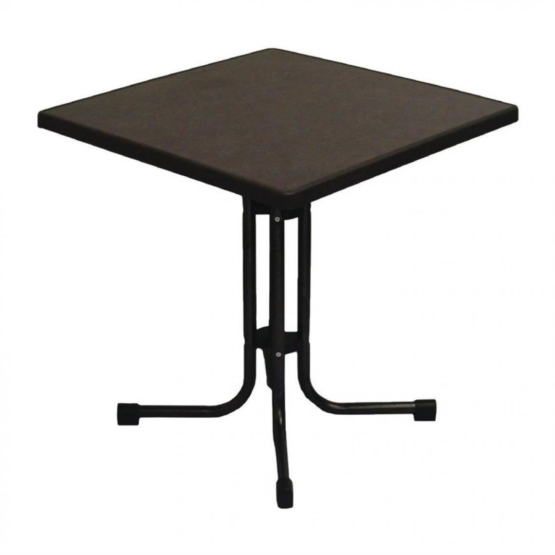 Materiel Chr Pro - Table Pliante de Patio Limburg Pizarra - 70 x 70 cm - - Tables à manger