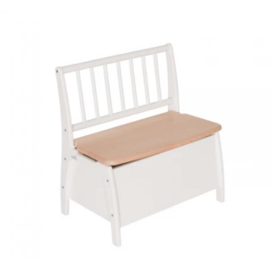 Geuther - Geuther Banc Coffre bois BAMBINO Couleur Blanc Naturel - Malles, coffres