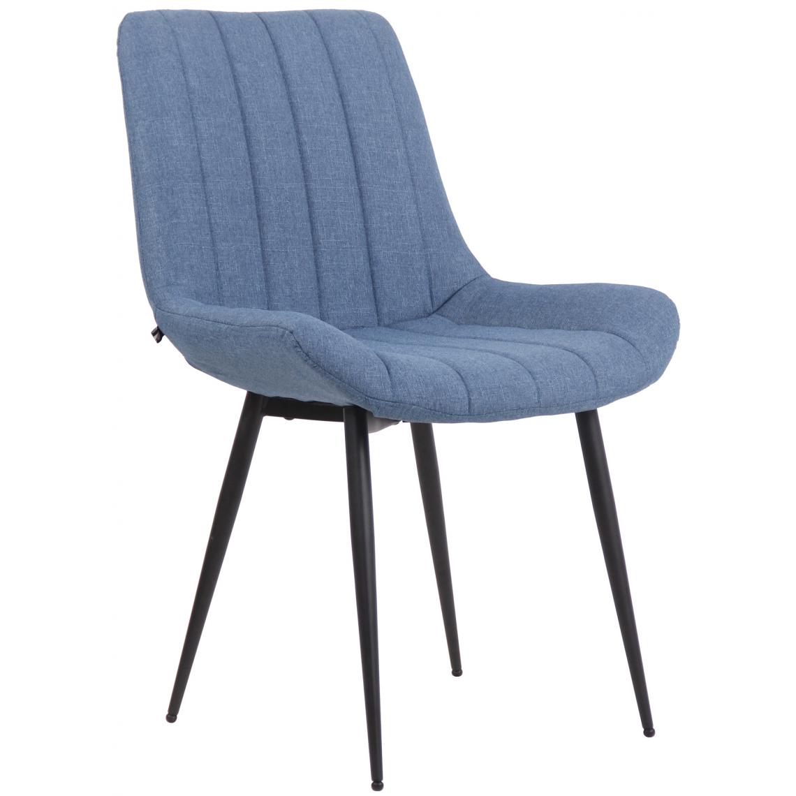 Icaverne - Admirable Chaise en tissu serie Brasilia couleur bleu - Chaises