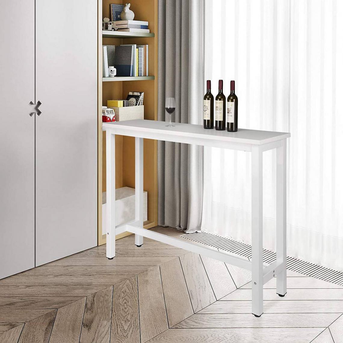 MercatoXL - blanc modèle de table de bar moderne - Tables à manger
