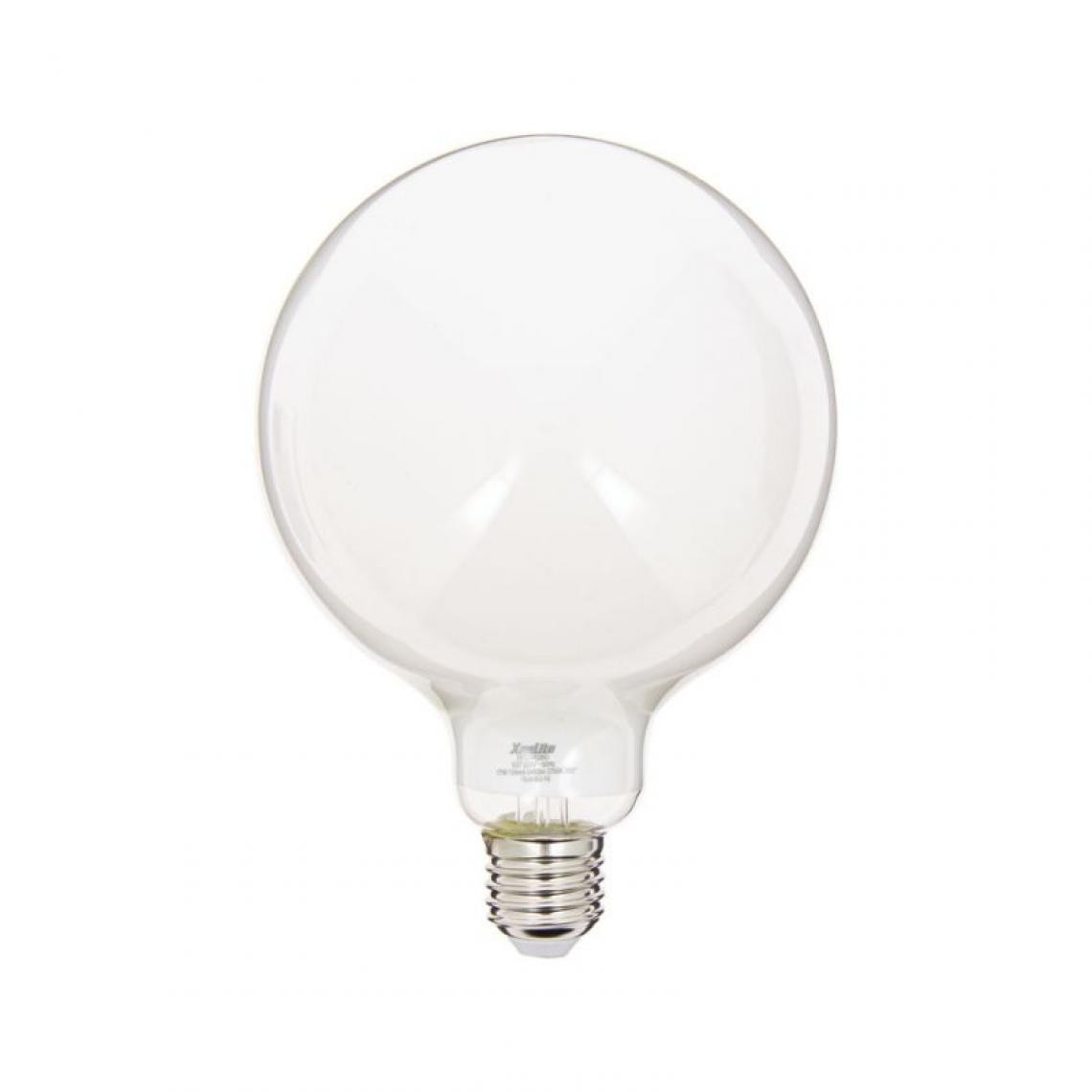 Xanlite - Ampoule LED G125 Opaque, culot E27, conso. 17W, 2452 Lumens, Blanc chaud - Ampoules LED