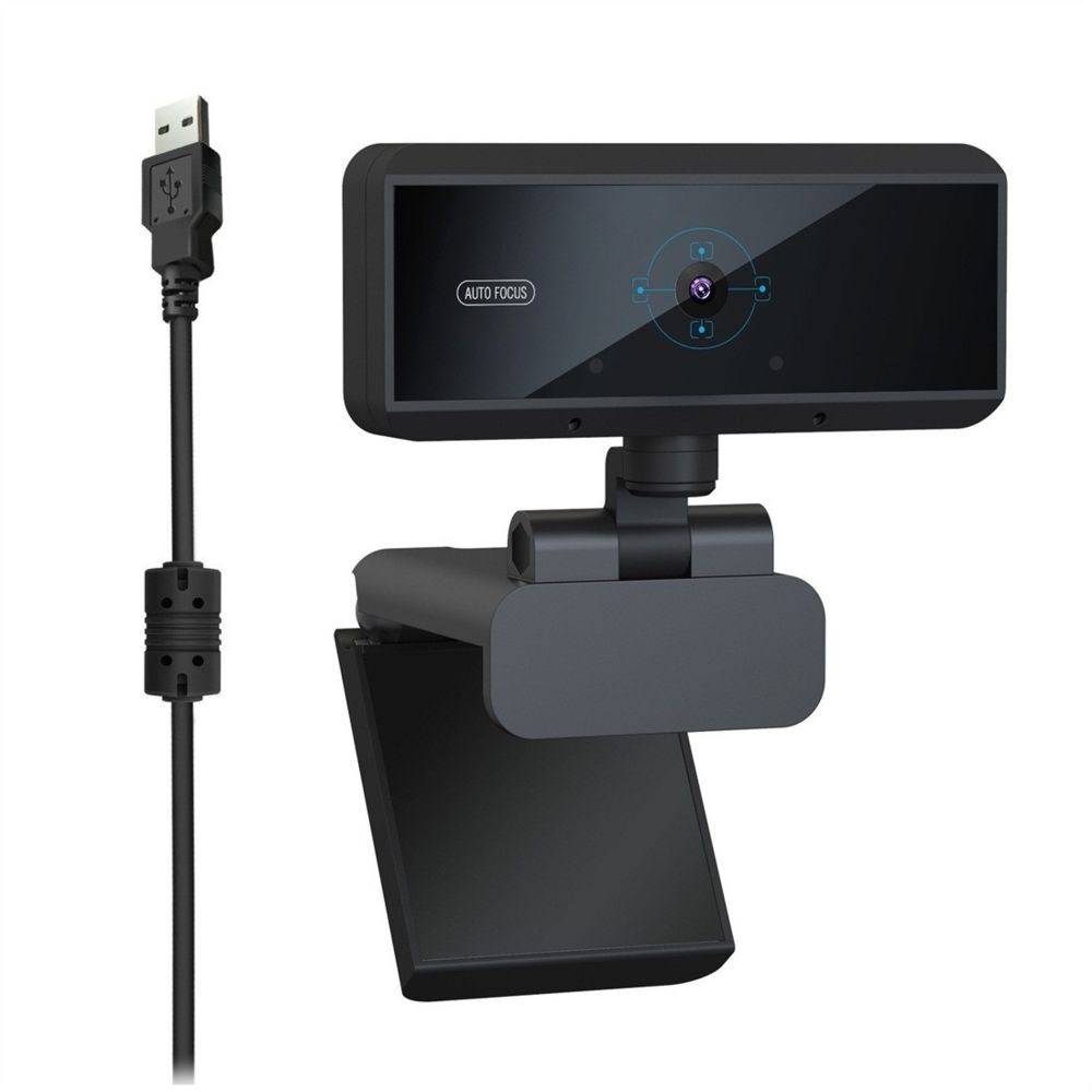 Wewoo - HXSJ S3 500W 1080P Caméra d'ordinateur à mise au point automatique HD à 180 degrés réglable avec microphone Noir - Webcam