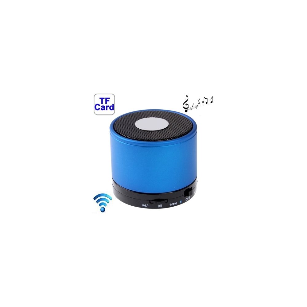 Wewoo - Enceinte Bluetooth d'intérieur bleu pour iPhone 5 / 4 & 4S / iPad 4 / / mini / mini 2 Retina, Batterie Rechargeable Intégrée, Support Carte TF 2.1 Mini Haut-Parleur Stéréo - Enceintes Hifi