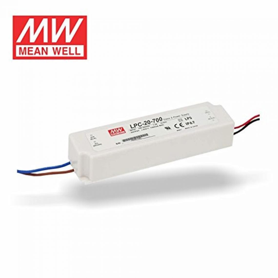 Inconnu - Driver LED Mean Well LPC-20-700 9-30 V/DC 700 mA - Boitier PC