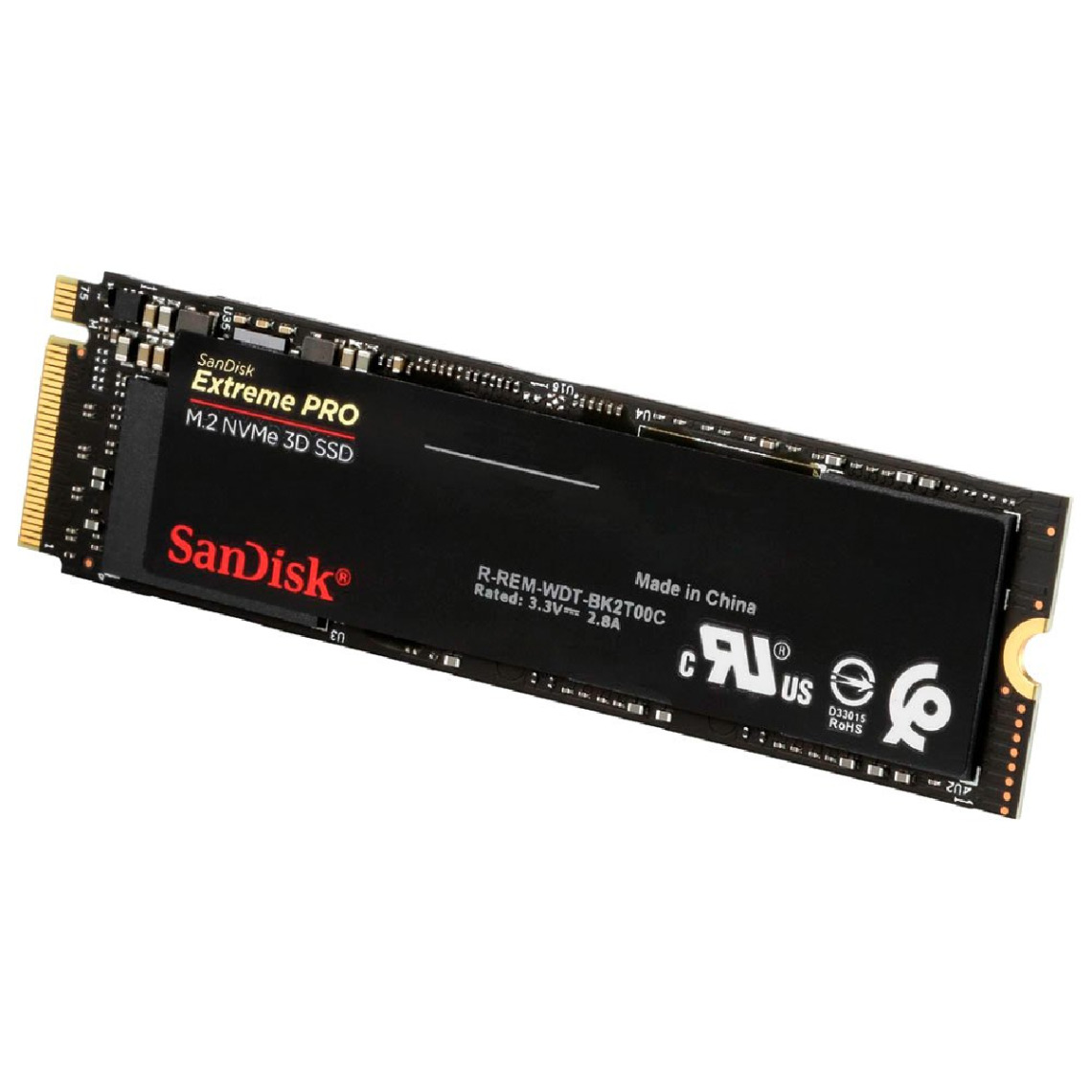 Sandisk - Extreme PRO 2 To - M.2 - PCI-Express 3.0 4x  - SSD Interne