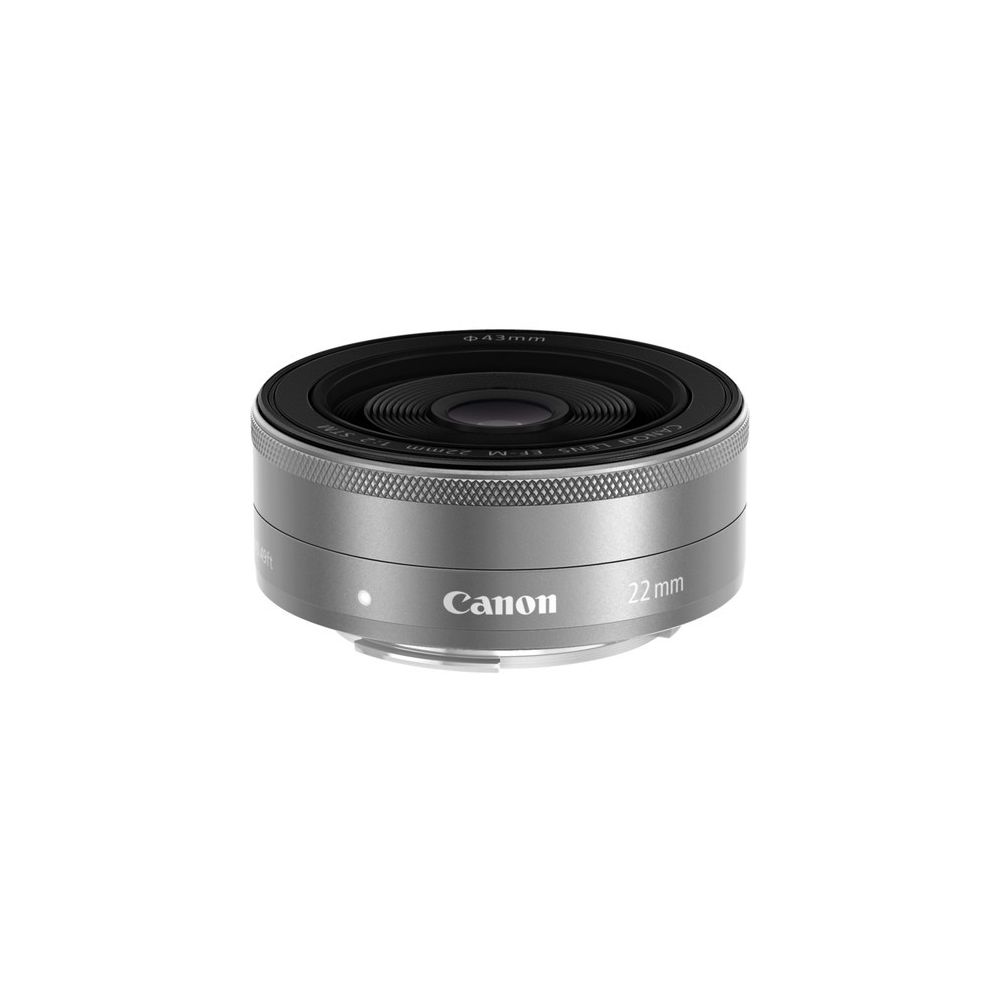 Canon - CANON EF-M 22mm F2 STM Silver - Objectif Photo