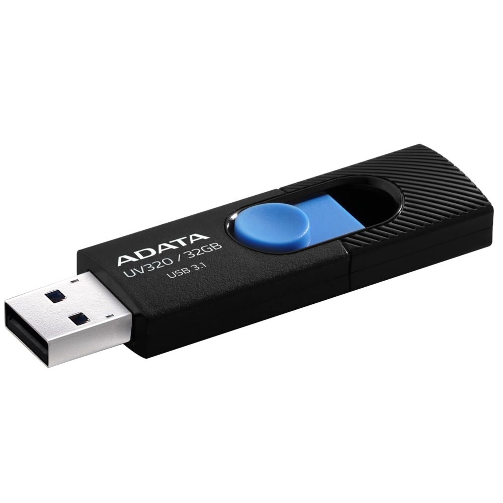 Adata - ADATA UV320 lecteur USB flash 32 Go USB Type-A 3.1 (3.1 Gen 1) Noir, Bleu - Clés USB