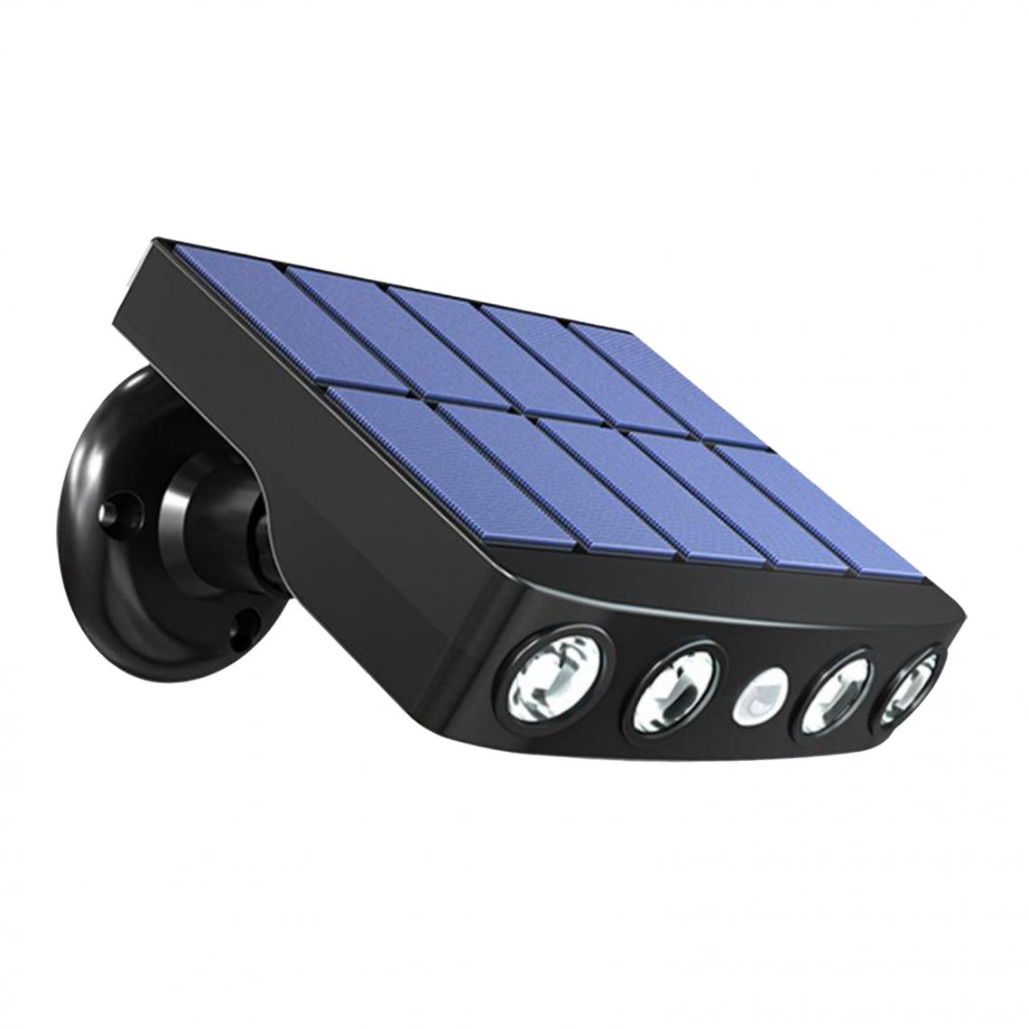 marque generique - Lampe Solaire à LED PIR Avec Capteur De Mouvement, Applique Murale De Sécurité Extérieure - Eclairage solaire