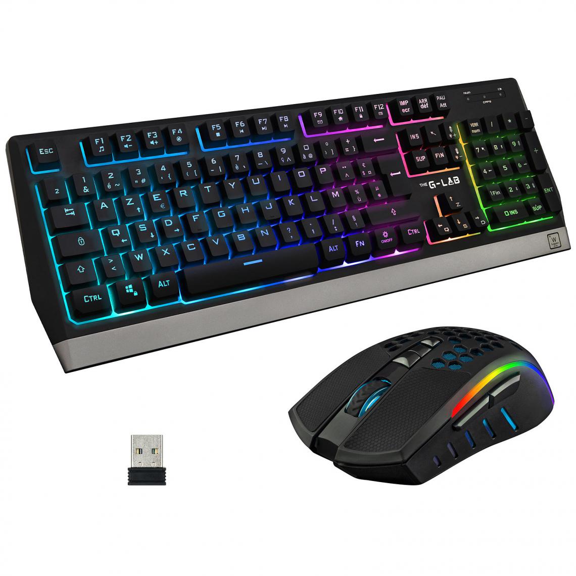 The G-Lab - Combo Tungsten (ES) - Pack Clavier Souris