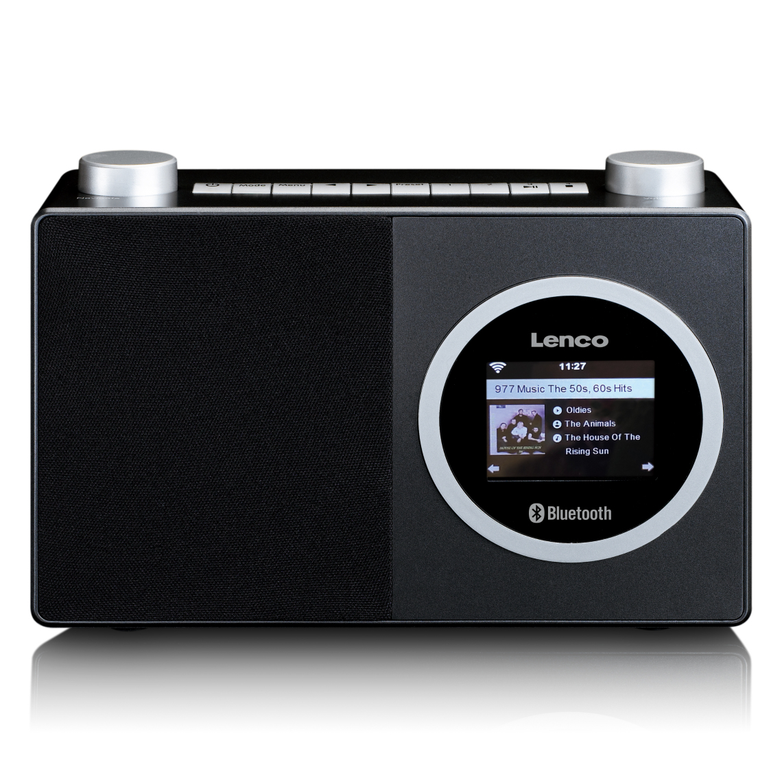 Lenco - Radio Internet avec écran couleur et Bluetooth DIR-70BK Noir-Argent - Radio