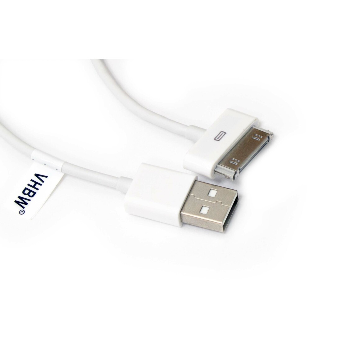 Vhbw - vhbw câble de données USB (type A sur iPod) compatible avec Apple iPod nano 3 Gen. - A1236, nano 4 Gen. - A1285 lecteur MP3 - blanc - Alimentation modulaire
