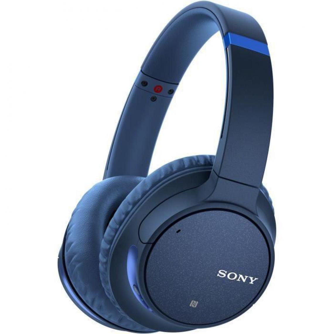 Sony - WHCH700N Bleu - Casque sans fil - - Casque