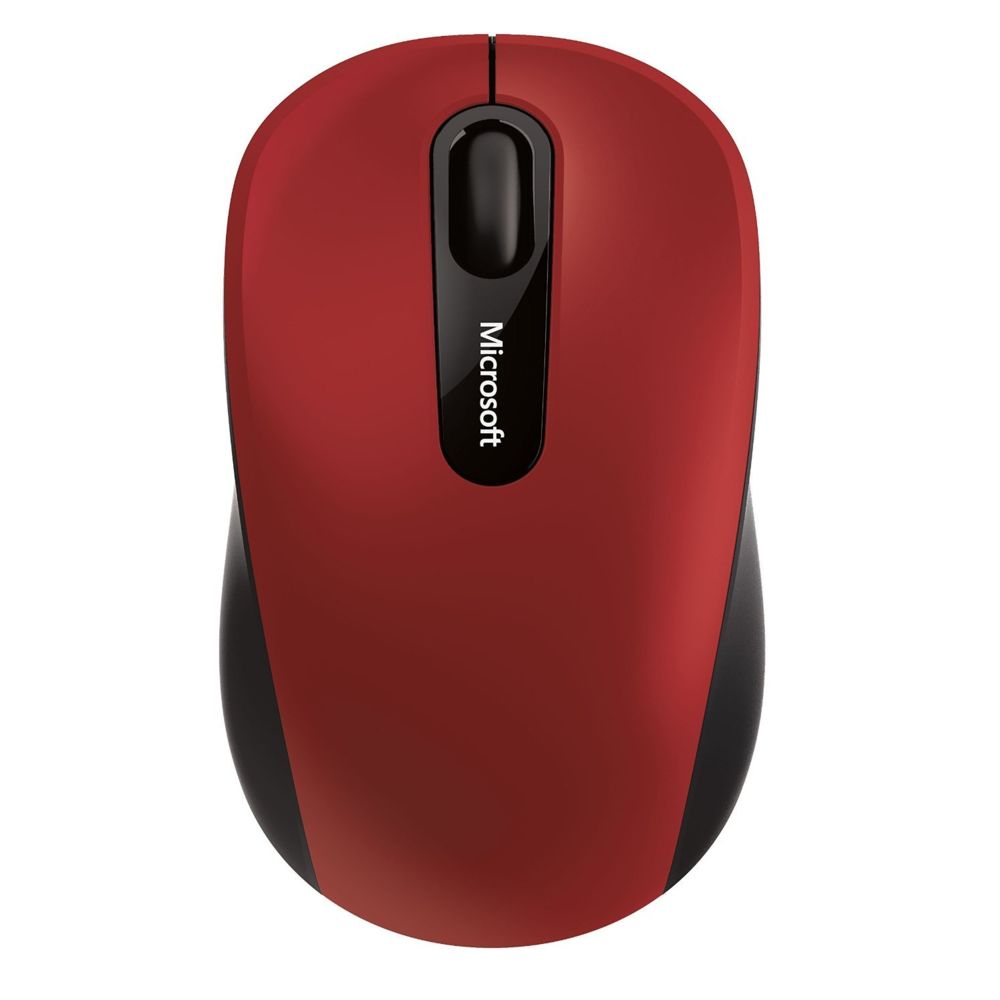 Microsoft - Microsoft Bluetooth Mobile Mouse 3600 Rouge/Noir - Souris