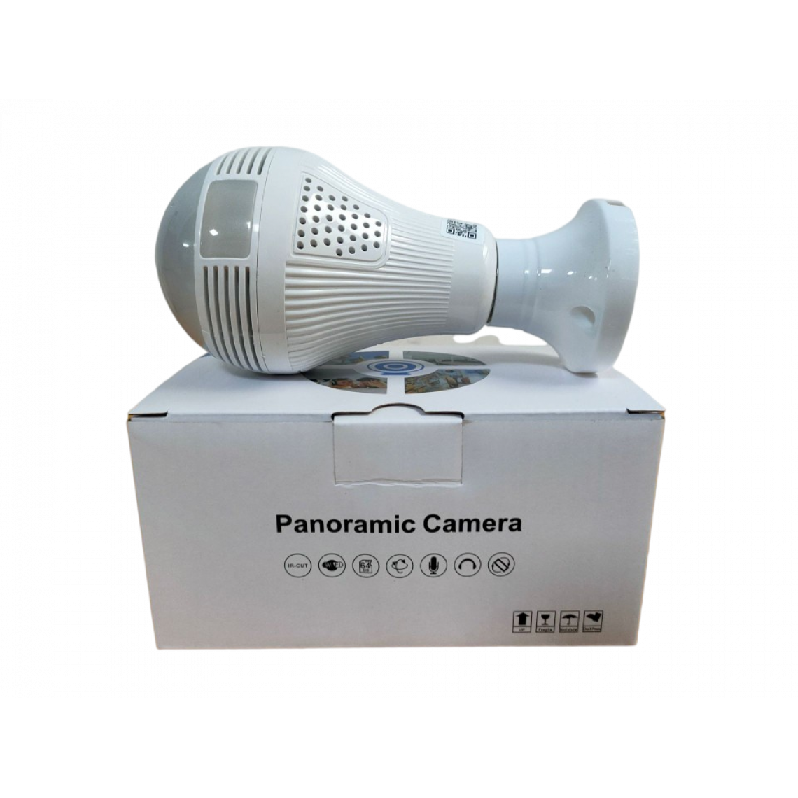 Generic - Caméra panoramique à ampoule 360 degrés WiFi caméra sans fil à distance lumière blanche vision nocturne HD intercom intelligent - Webcam