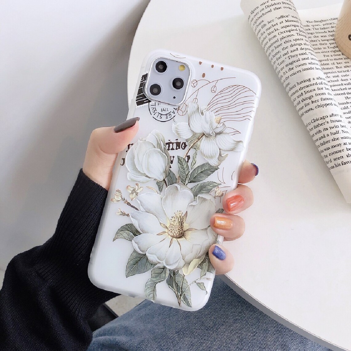 Other - Coque en TPU fleur fantaisie série motif impression fleur style E pour votre Apple iPhone 12 Pro Max - Coque, étui smartphone