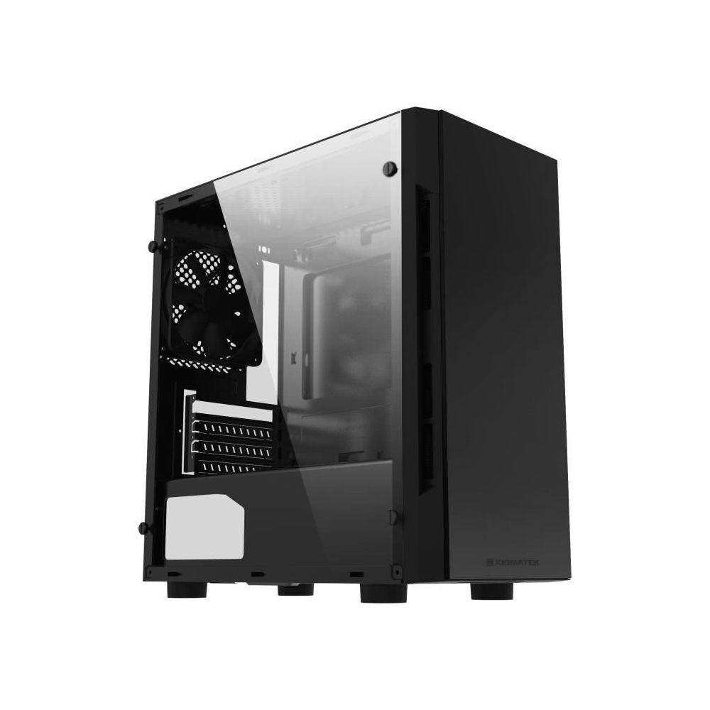 Xigmatek - Nemesis - Micro-ATX - Noir - Avec fenêtre - Boitier PC