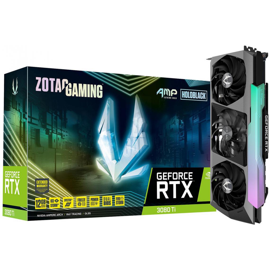 Zotac - GeForce RTX 3080 Ti AMP Extreme Holo - Carte Graphique NVIDIA