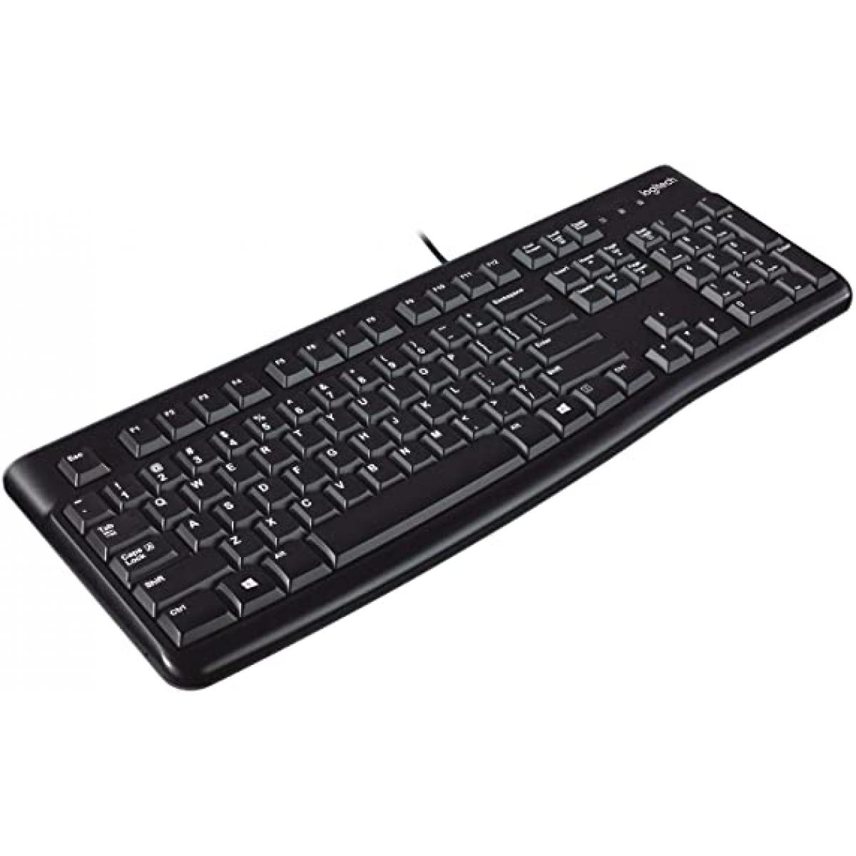 Logitech - Logitech LOGI K120 Corded Keyboard black(CZE-SKY) K120 Corded Keyboard black USB (CZE-SKY) QWERTZ - Clavier