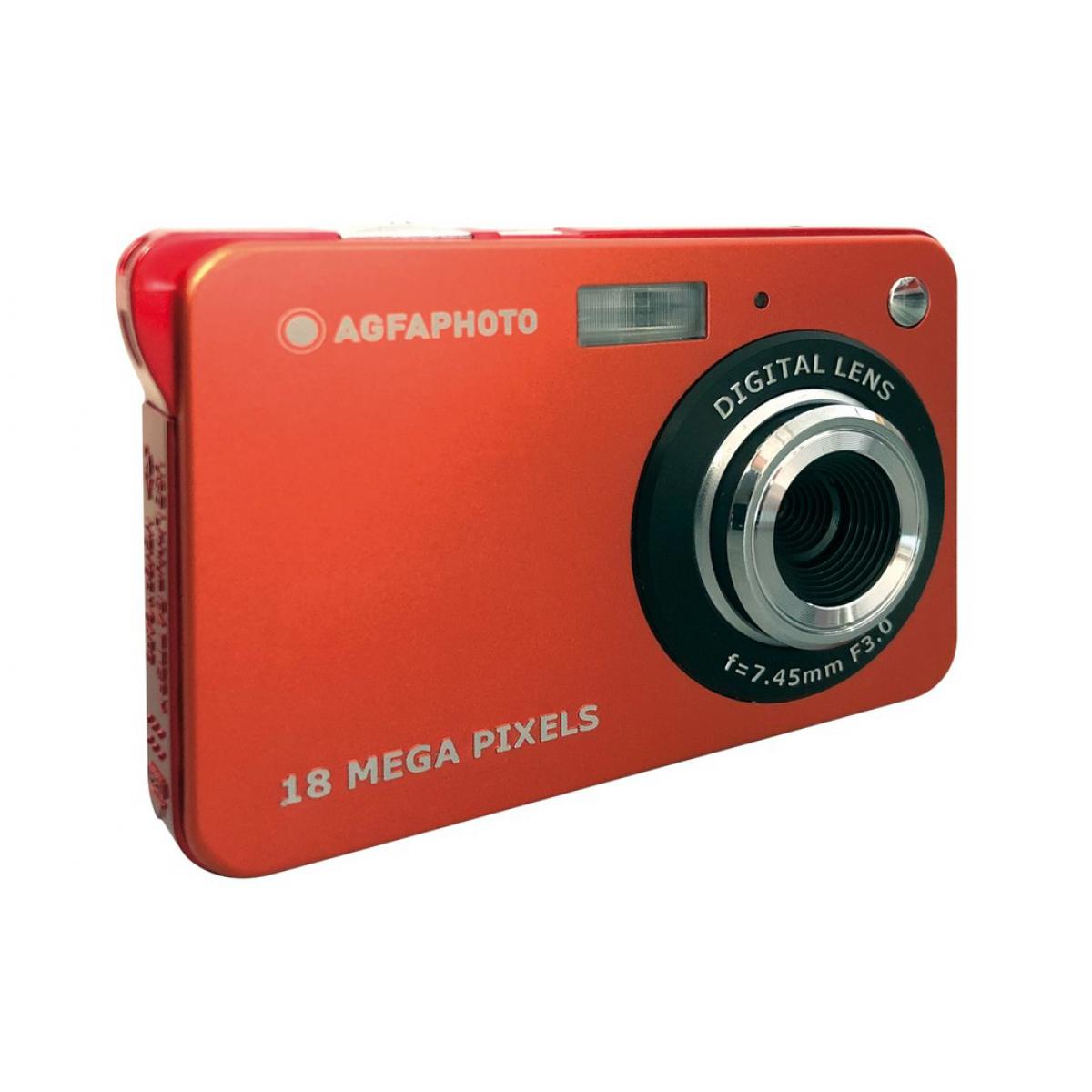 Agfa Photo - AGFA PHOTO Realishot DC5100 - Appareil Photo Numérique Compact (18 MP, 2.7'' LCD, Zoom Digital 8x, Batterie Lithium)-Rouge- - Appareil compact