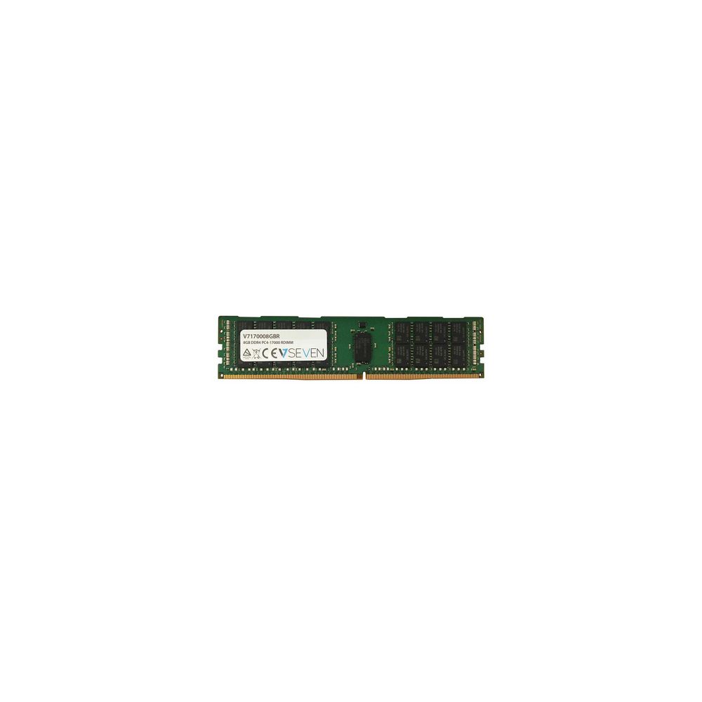 V7 - V7 DDR4 8GB 2133MHz PC4-170000 1.2V REG Server (V7170008GBR) - RAM PC Fixe