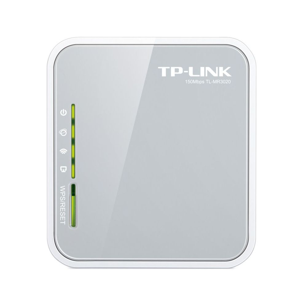 TP-LINK - TP-LINK TL-MR3020 routeur sans fil Monobande (2,4 GHz) Fast Ethernet 3G 4G Gris, Blanc - Modem / Routeur / Points d'accès