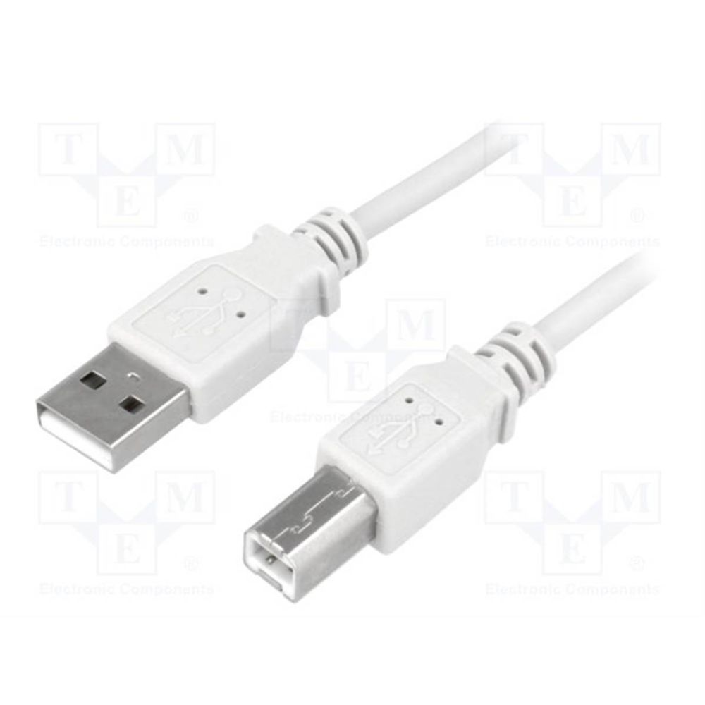 Logilink - LOGILINK Cordon USB2.0 A-B M/M 1.8m Gris - Câble USB