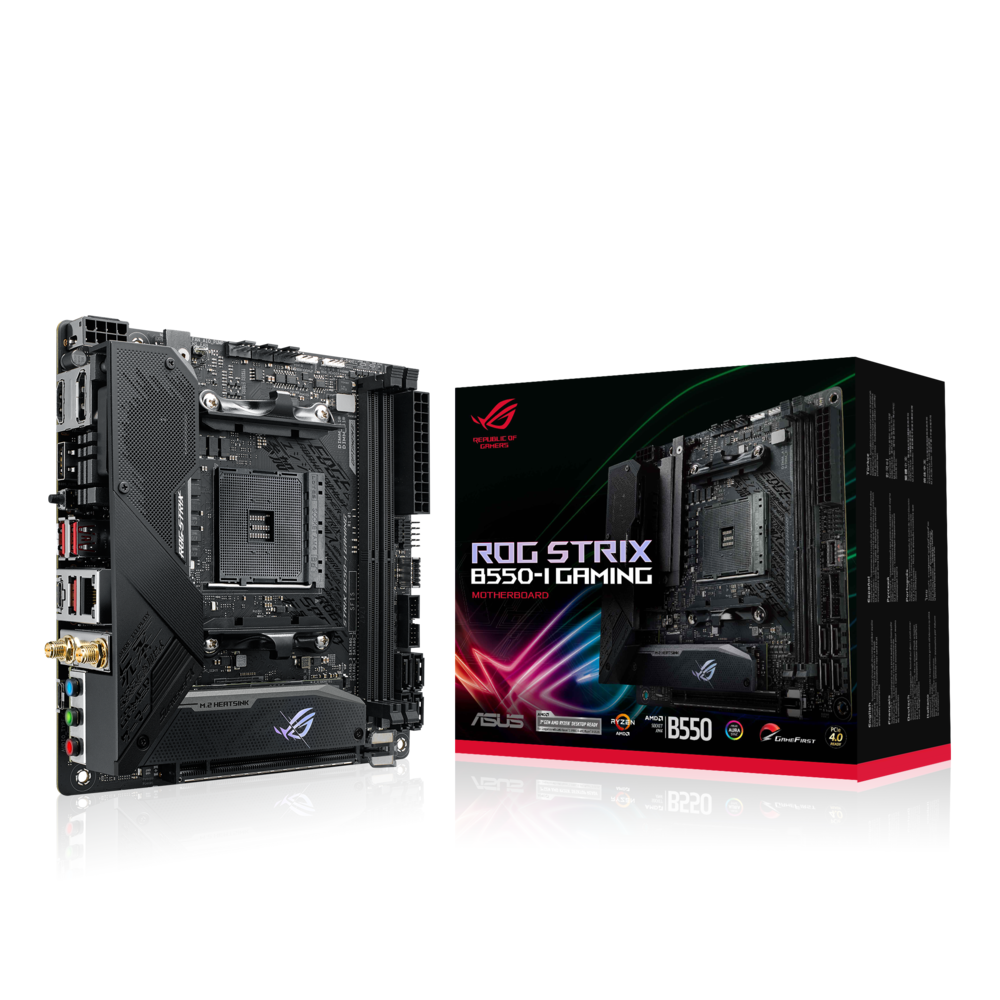 Asus - AMD B550-I ROG STRIX GAMING - Mini-ITX - Carte mère AMD