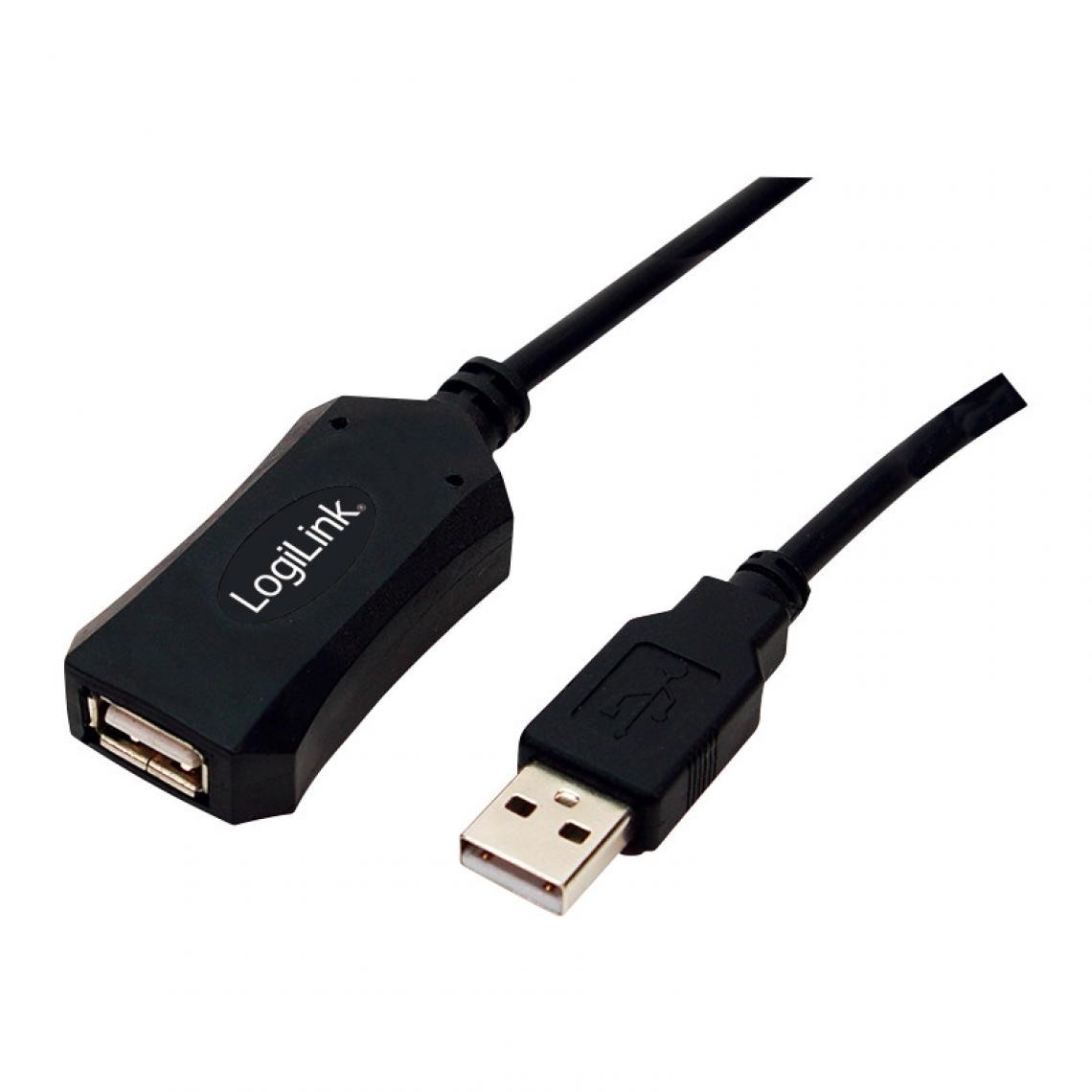 Logilink - LogiLink Rallonge USB 2.0, 5 m, () - Hub