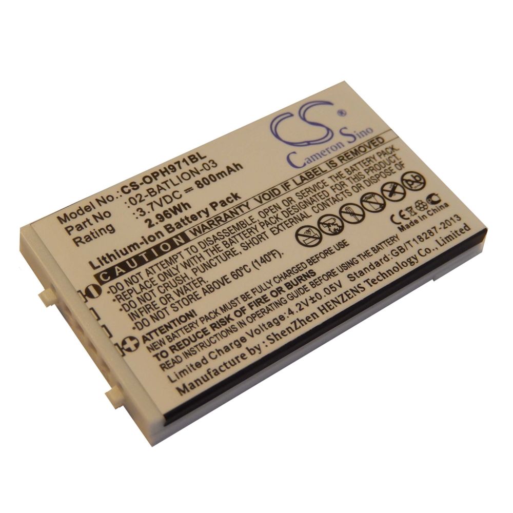 Vhbw - Batterie Li-Ion vhbw 800mAh (3.7V) pour Scanner barre code Opticon OPL-9713, OPL-9723, OPL-9724, OPL-9725. Remplace: 02-BATLION-03, 11267, ORBLIOP0012 - Caméras Sportives