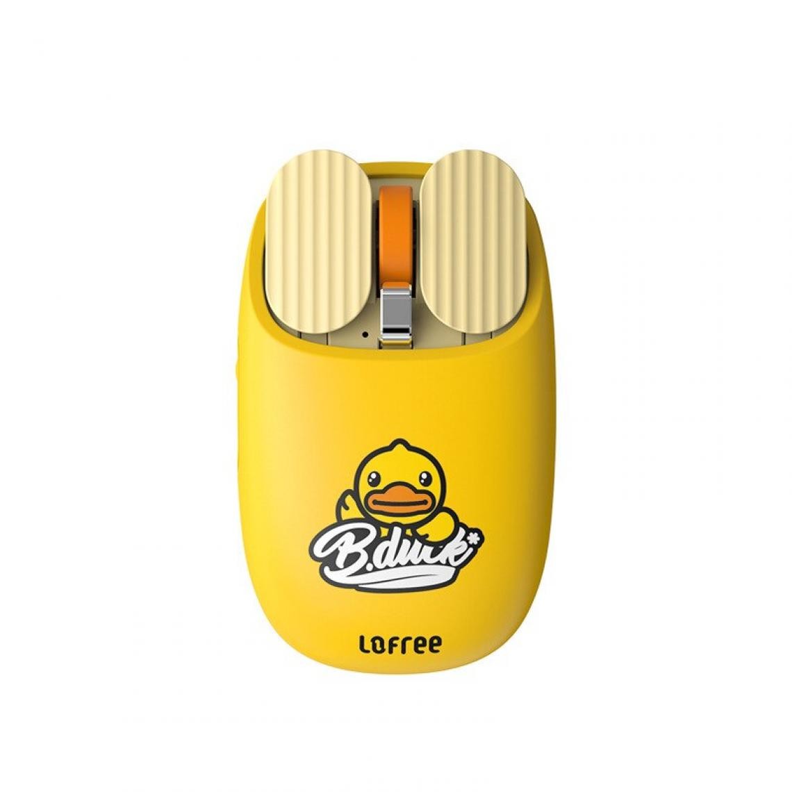 Universal - Yellow Duck Bluetooth Mouse Wireless Home Office Games Adorable Mouse, EP115 Mouse(Jaune) - Souris