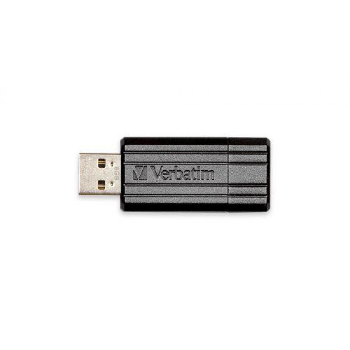 Sony Pictures Home Entertainment - Verbatim Pinstripe Clé USB Drive 2.0 8 Go Noir - Clés USB