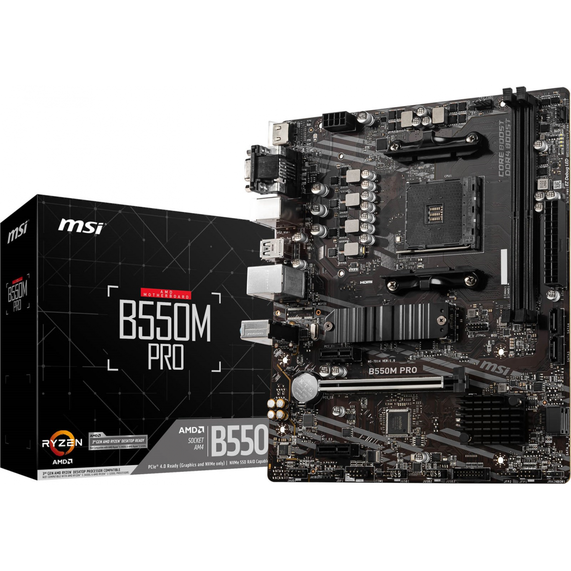 Msi - B550M PRO - Carte mère AMD