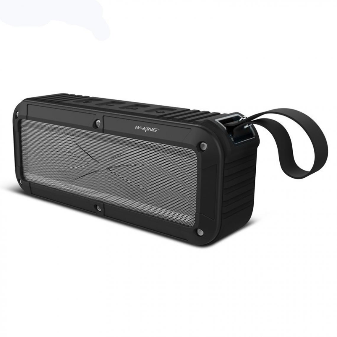 Wewoo - Enceinte Bluetooth étanche S20 Loundspeakers IPX6 Haut-parleur portable NFC pour extérieur / Douche / Radio FM à vélo noir - Enceintes Hifi