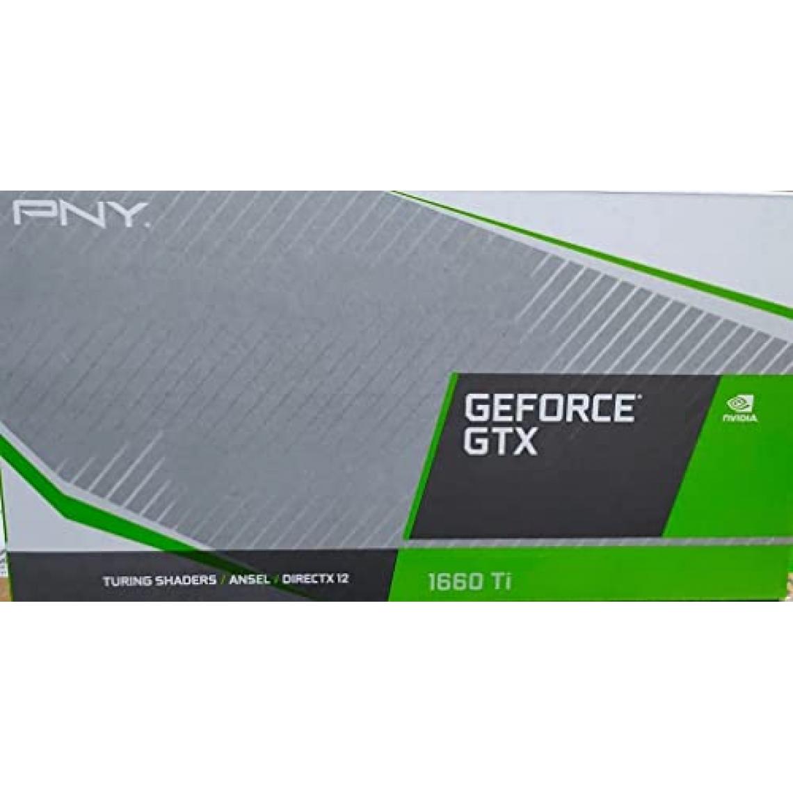 PNY - GEFORCE GTX 1660 Ti 6GB Dual FAn - Carte Graphique NVIDIA