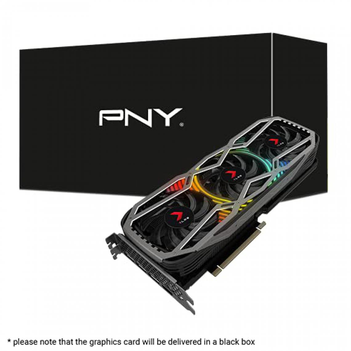 PNY - GeForce RTX 3080 10Go XLR8 Gaming GeForce RTX 3080 10Go XLR8 Gaming REVEL EPIC-X RGB Triple Fan LHR - Carte Graphique NVIDIA
