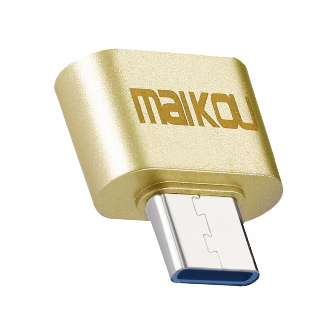 marque generique - Micro USB Mâle Au Convertisseur De Données Adaptateur USB2.0 OTG Pour Android Phone / Tablet - Hub
