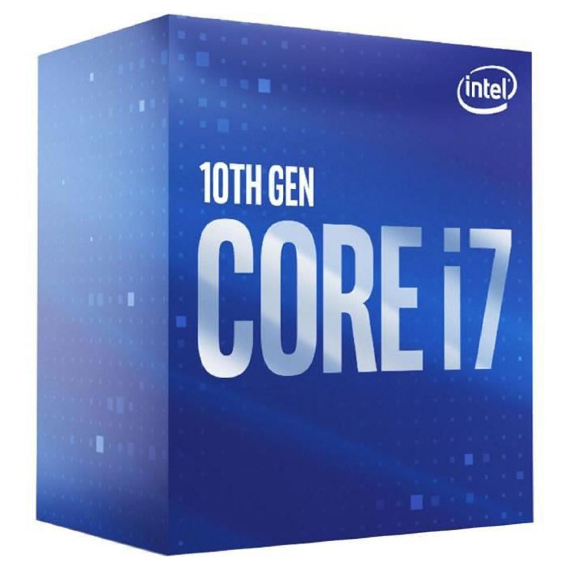 Intel - Processeur Intel Core i7-10700 (BX8070110700) Socket LGA1200 (chipset Intel serie 400) - Processeur INTEL