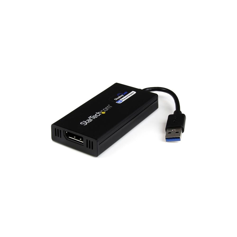 Startech - StarTech.com Adaptateur vidéo multi-écrans USB 3.0 vers DisplayPort 4K - Carte graphique externe certifié DisplayLink - Ultra HD 4K - Accessoires Carte Graphique
